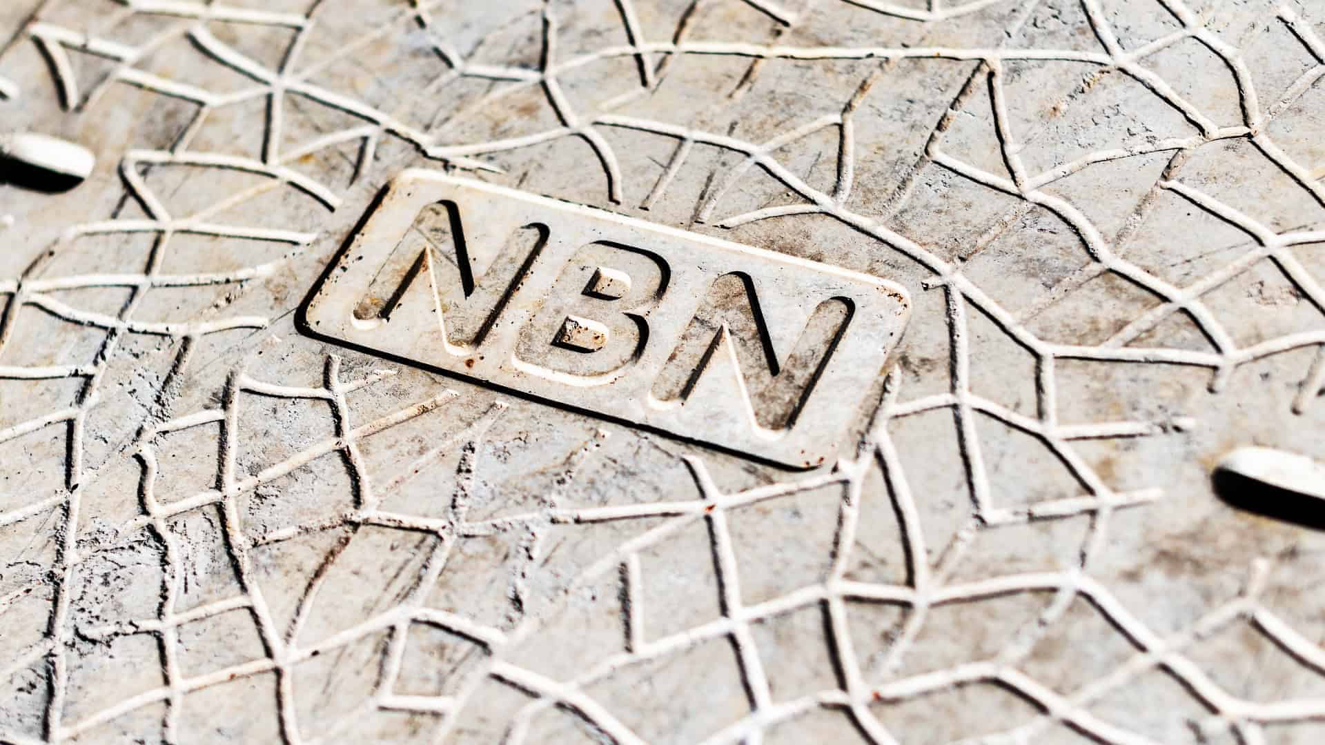 NBN logo on a network cable
